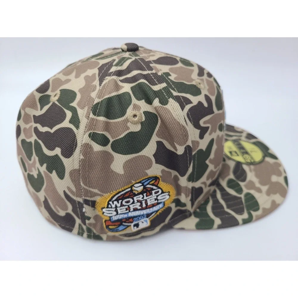 Miami Marlins 2003 World Series Patch Camo New Era‎ 59Fifty Fitted 7 1/2 Hat Cap